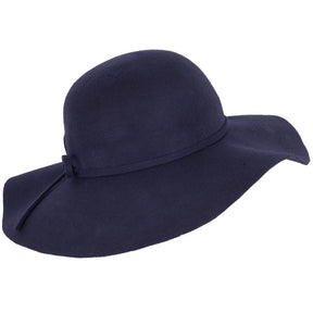 Women Floppy Hat 100% Wool Crushable Wide Brim Cloche Hat