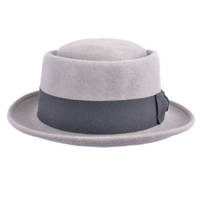 Wool Felt Pork Pie Hat Crushable