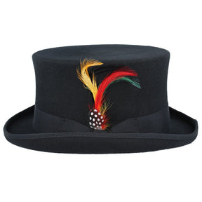 Top Hat 100% Wool Felt Traditional Wedding Ascot