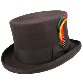 Top Hat 100% Wool Felt Traditional Wedding Ascot