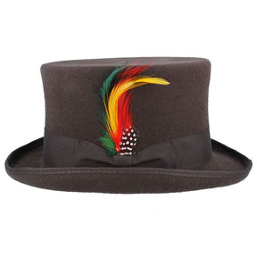 Top Hat 100% Wool Felt Traditional Wedding Ascot