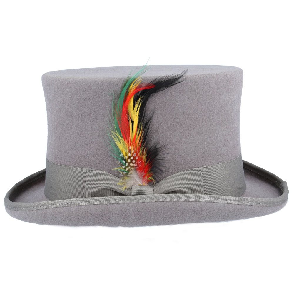 Top Hat 100% Wool Felt Traditional Wedding Ascot