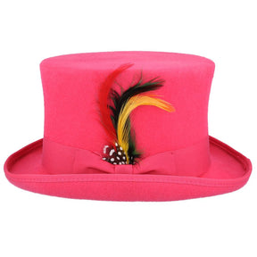 Top Hat 100% Wool Felt Traditional Wedding Ascot