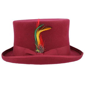 Top Hat 100% Wool Felt Traditional Wedding Ascot