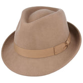 Men Wool Felt Trilby Hat