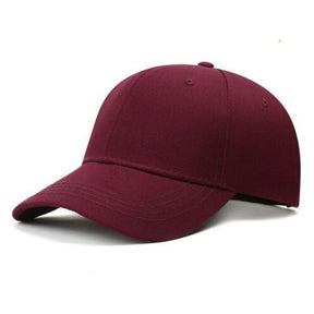 Structured Curved Visor Baseball Cap Six Panel