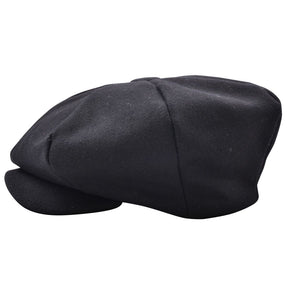 Peaky Blinder Style Big Apple Wool Newsboy Cap