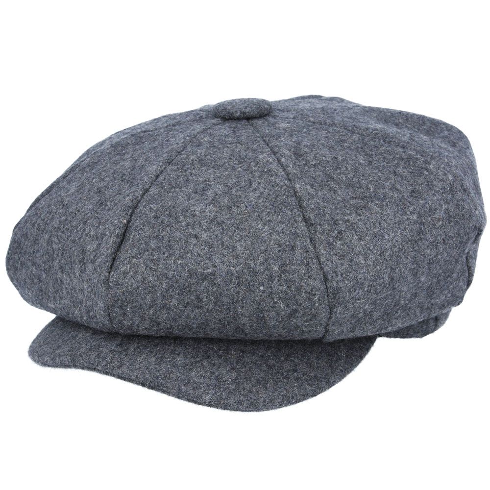 Mens Wool Flat Cap Peaky Blinders Hat Wool Baker Boy Hat -  Norway