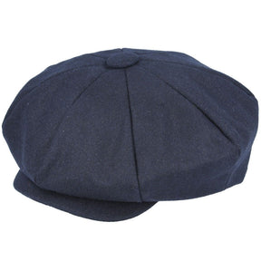 Peaky Blinder Style Big Apple Wool Newsboy Cap