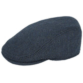 Men Country Tweed Herringbone Flat Cap