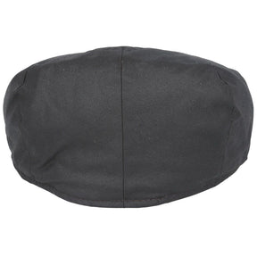 Men Water Repellent Oilcloth Flat Cap