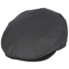 Men Water Repellent Oilcloth Flat Cap