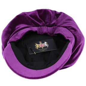 Ladies Fashion Velvet Baker Boy Hat