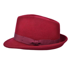 Men Wool Felt Trilby Hat